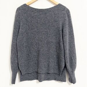 Athleta Wool Blend Gray Sweater